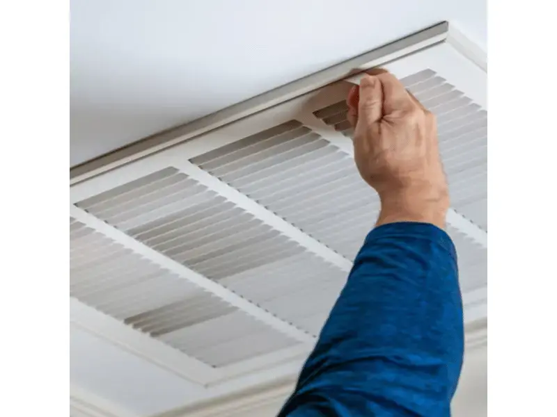 smell from heater vent